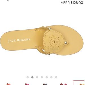 Jack Rogers Yellow Georgica Sandals
